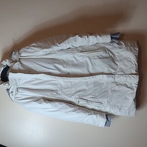 The north face cream arctic parka M very good condition except stains